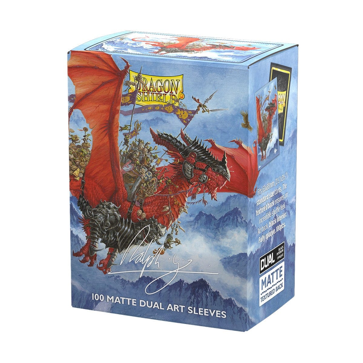 Dragon Shield Sleeves: Standard Matte Dual Signature Series - The Raid 100ct