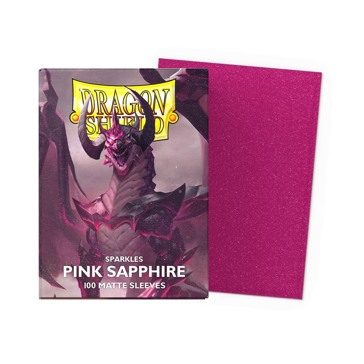 Dragon Shield: Standard Matte Sparkles - Pink Sapphire 100ct