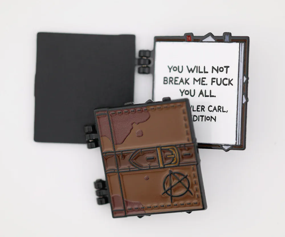 Dungeon Crawler Carl: Dungeon Anarchist's Cookbook Enamel Pin