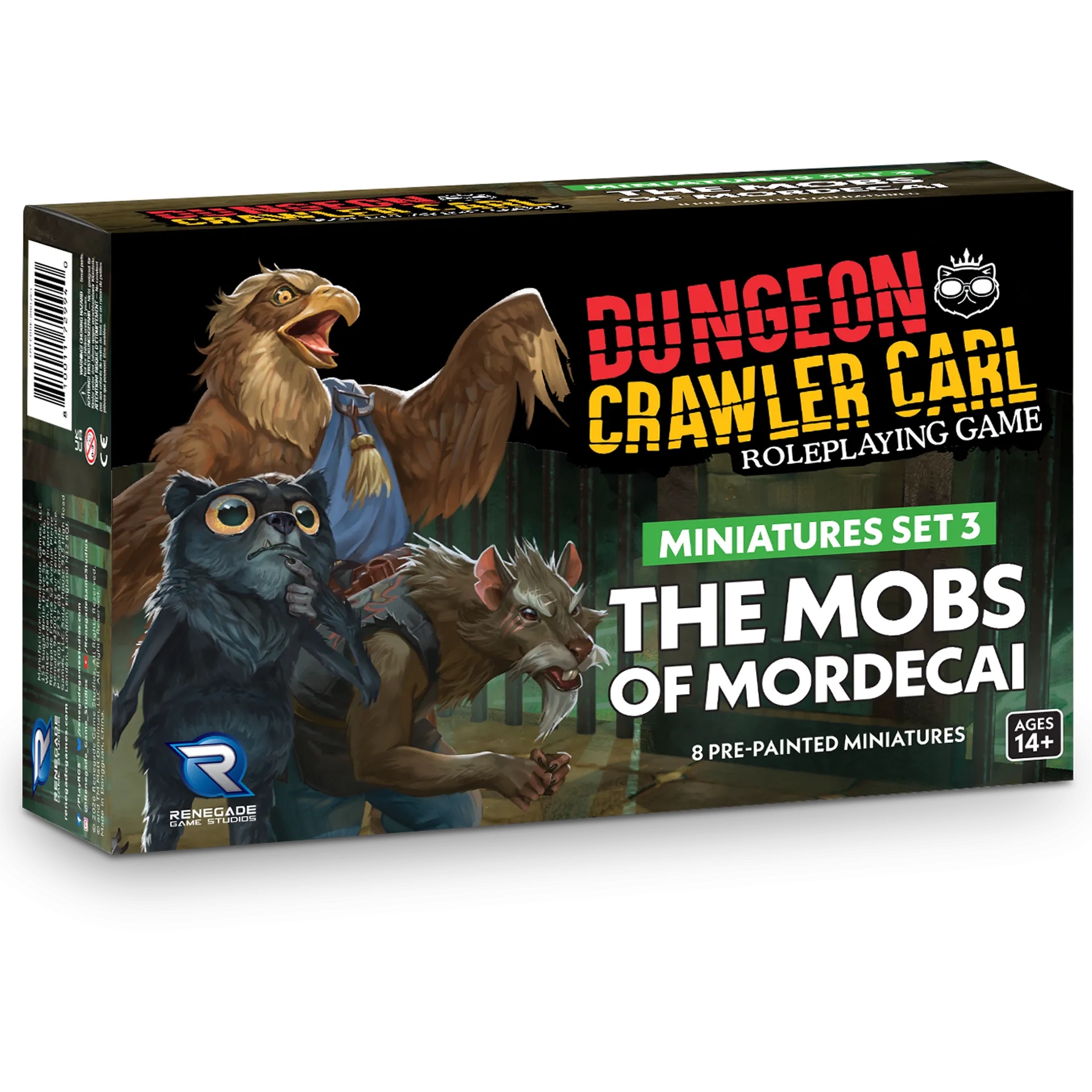 Dungeon Crawler Carl RPG: Mobs of Mordecai Minis Set 3 (Pre-Order)