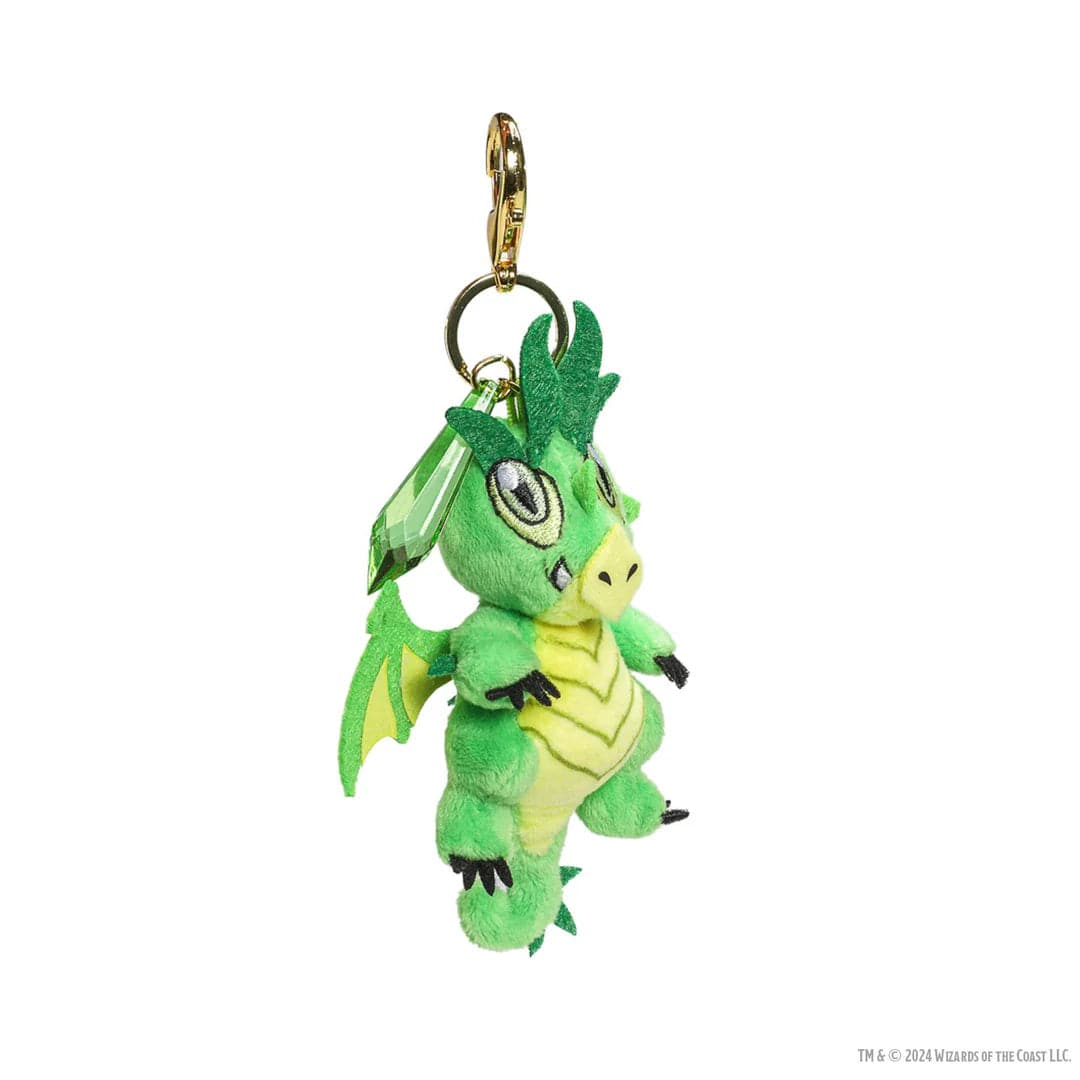 Dungeons And Dragons: 3-Inch Plush Charms: Gem Wyrmlings - Emerald
