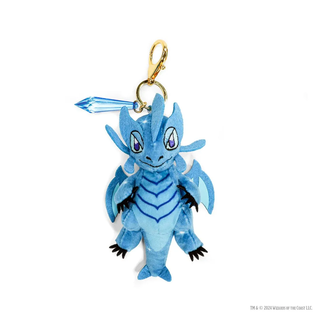 Dungeons And Dragons: 3-Inch Plush Charms: Gem Wyrmlings - Sapphire