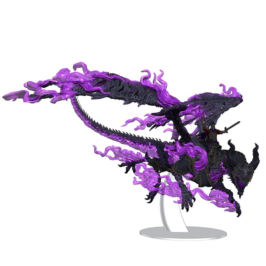 Dungeons And Dragons: Icons Of The Realms Miniatures Set 25: Dragonlance Shadow Of The Dragon: Lord Soth On Greater Death Dragon Premium Figure