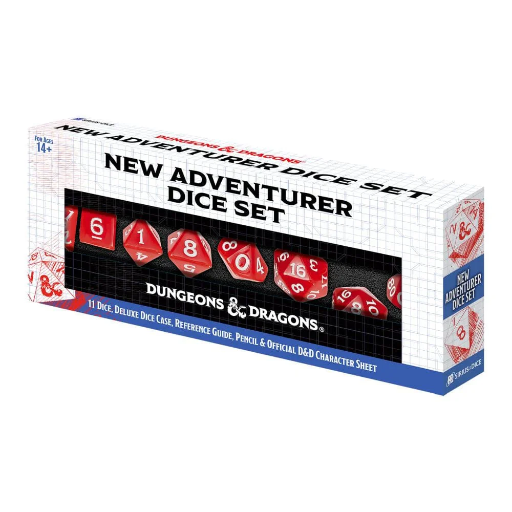 Dungeons And Dragons: New Adventurer Set - Red Dice