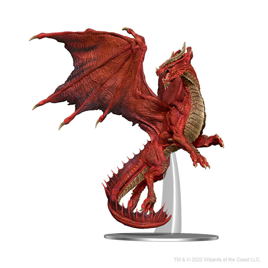Dungeons And Dragons Nolzur's Marvelous Miniatures: Adult Red Dragon