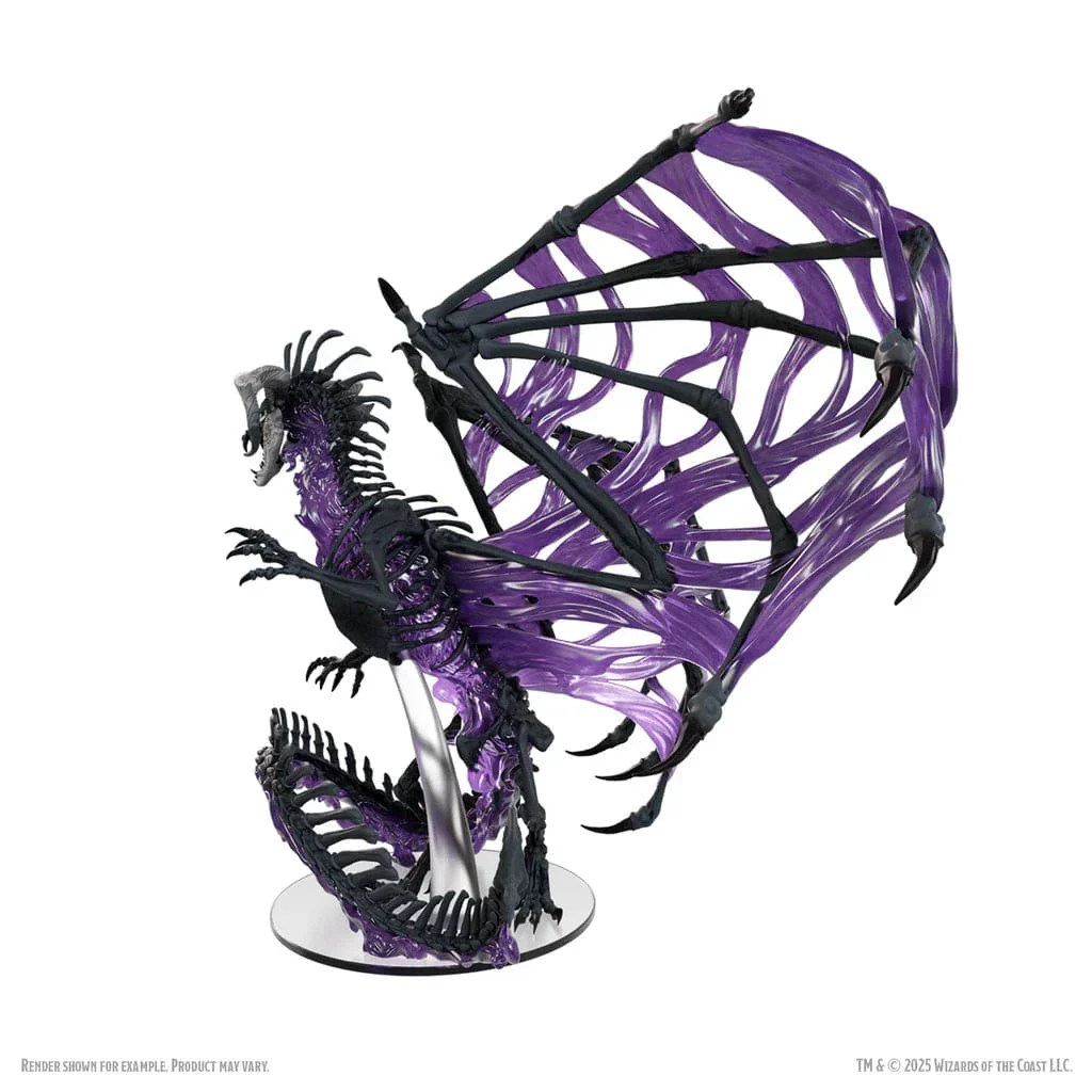 Dungeons & Dragons: Icons of the Realms - Black Dracolich Boxed Miniature - Image 2