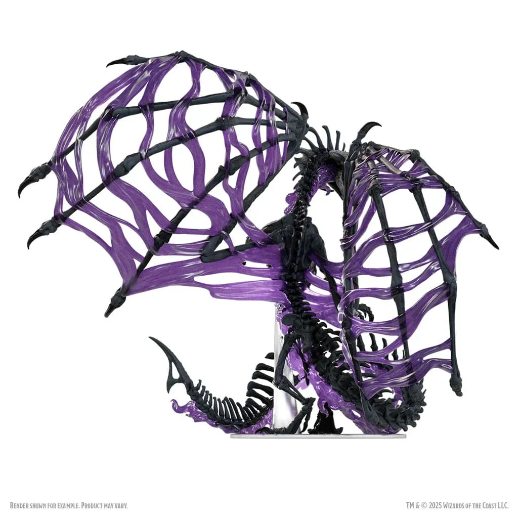 Dungeons & Dragons: Icons of the Realms - Black Dracolich Boxed Miniature - Image 3