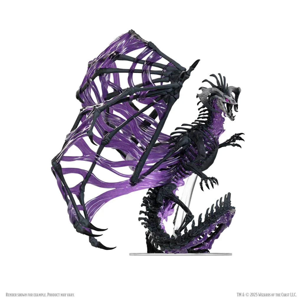 Dungeons & Dragons: Icons of the Realms - Black Dracolich Boxed Miniature - Image 4