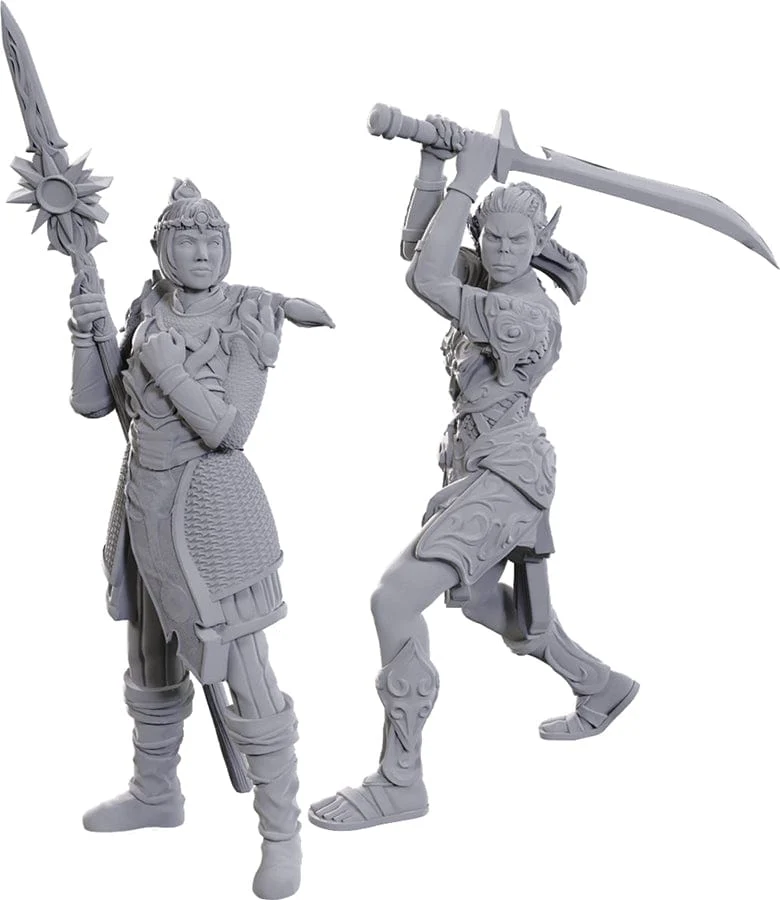 Dungeons & Dragons: Nolzur's Marvelous Unpainted Miniatures - Special BG3 Edition: Lae'zel & Shadowheart