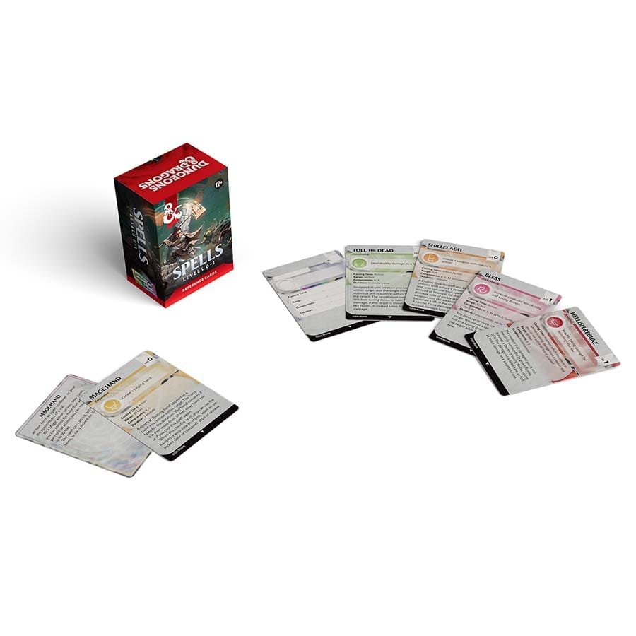 Dungeons & Dragons: Reference Cards - Spells 1 (Levels 0-1) (Pre-Order) - Image 2