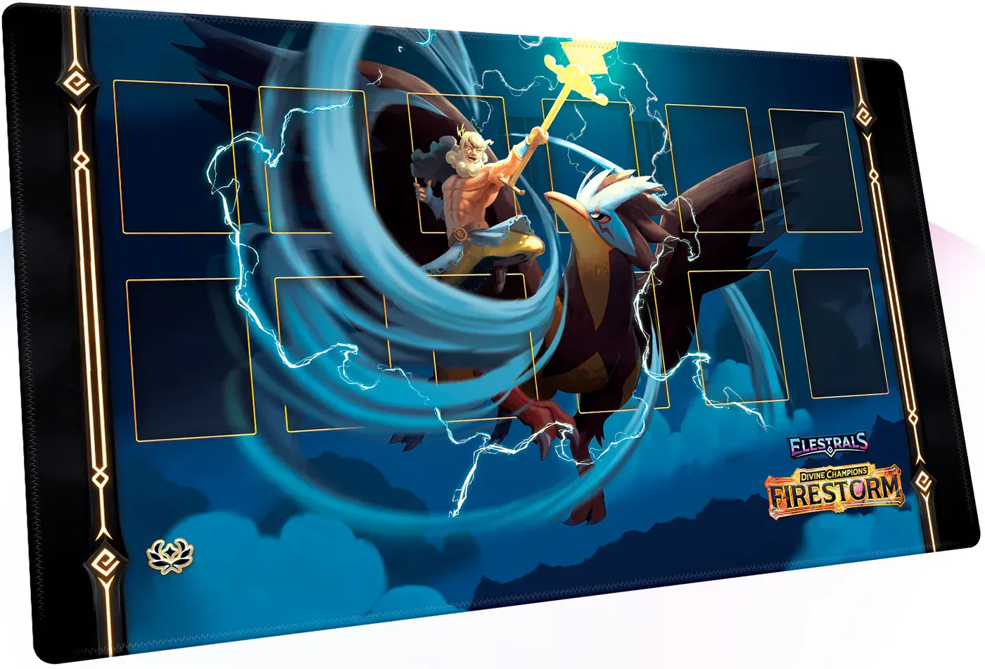 Elestrals - Firestorm Voltempest Champion of Zeus Playmat