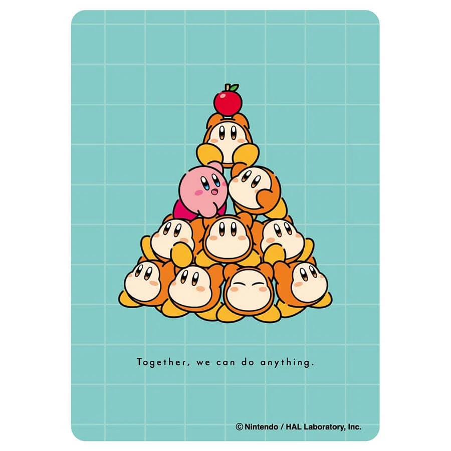 Ensky Card Sleeves: Kirby Play With Waddle Dee - Combine Our Strength (Pre-Order)
