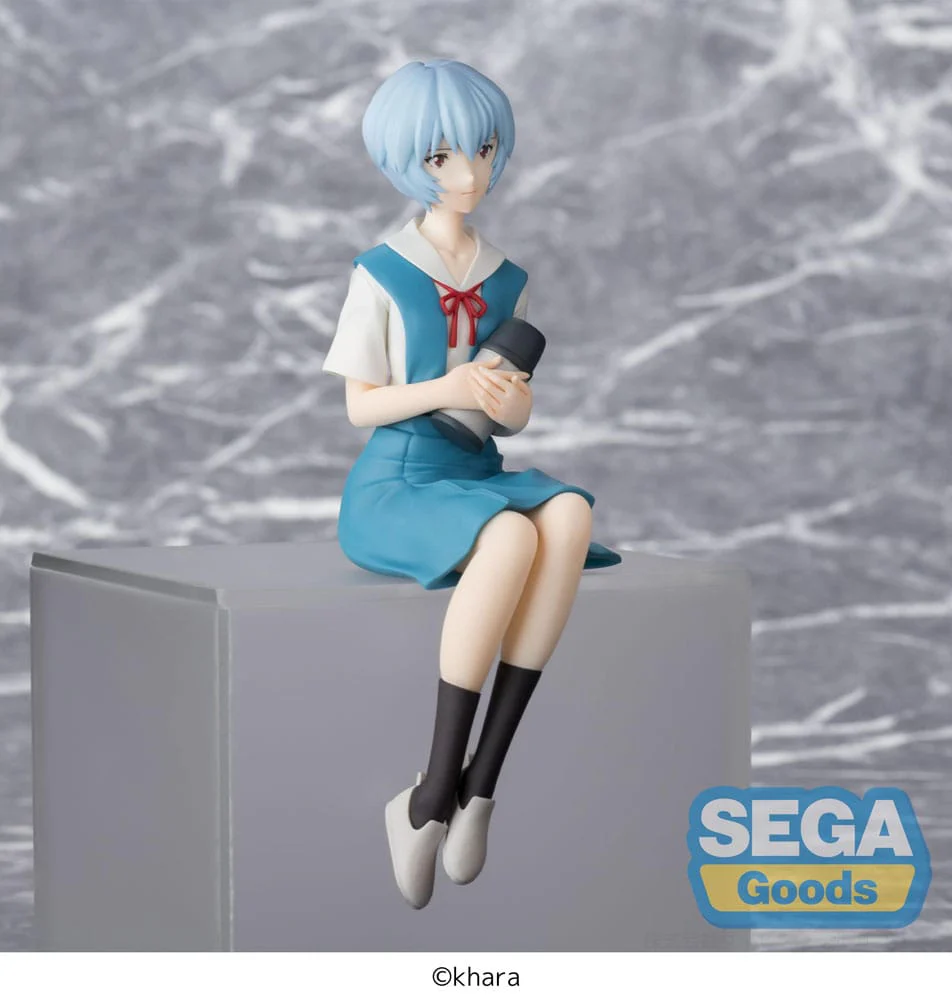 Evangelion: New Theatrical Edition: Rei Ayanami Uniform Ver. - Perching Figure - Image 3