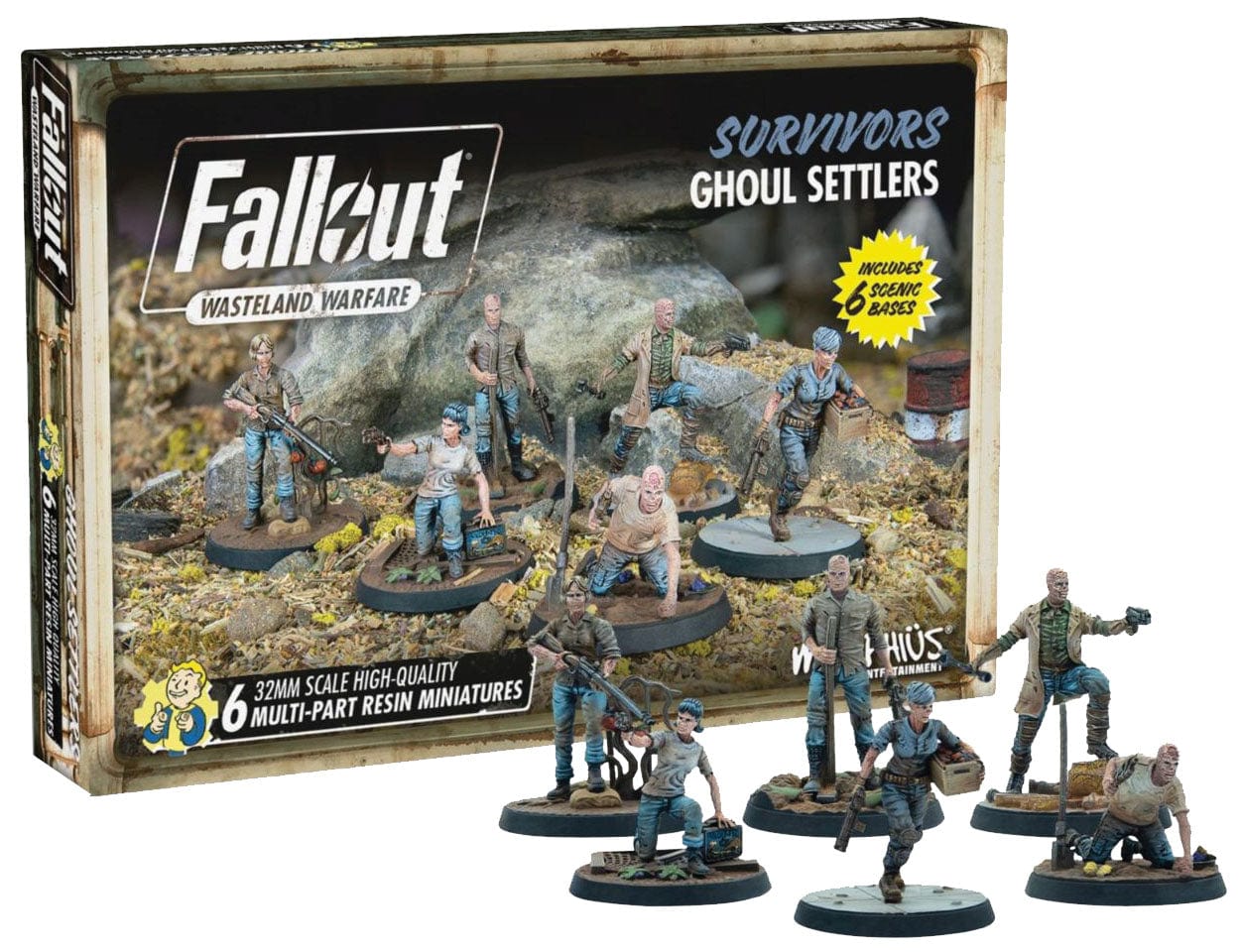 Fallout: Wasteland Warfare - Survivors - Ghoul Settlers