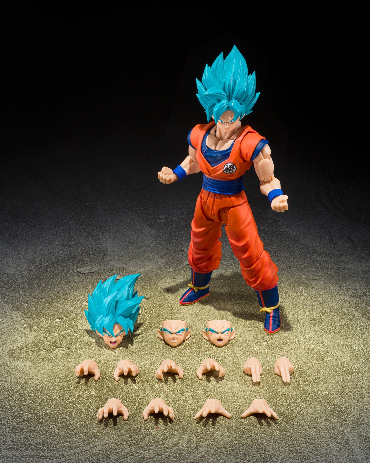 Dragon Ball Super: Super Saiyan God Super Saiyan Son Goku [Blue Power Transcending Limits] - Tamashii Nations S.H. Figuarts Figure - Image 3