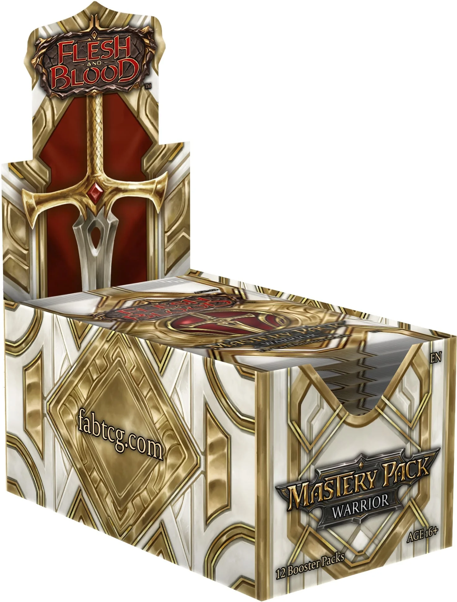 Flesh and Blood TCG: Mastery Pack - Warrior Display Box (Pre-Order)