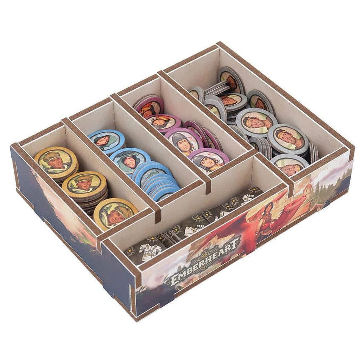 Folded Space: Board Game Insert for Emberheart (Color) (Pre-Order) - Image 3