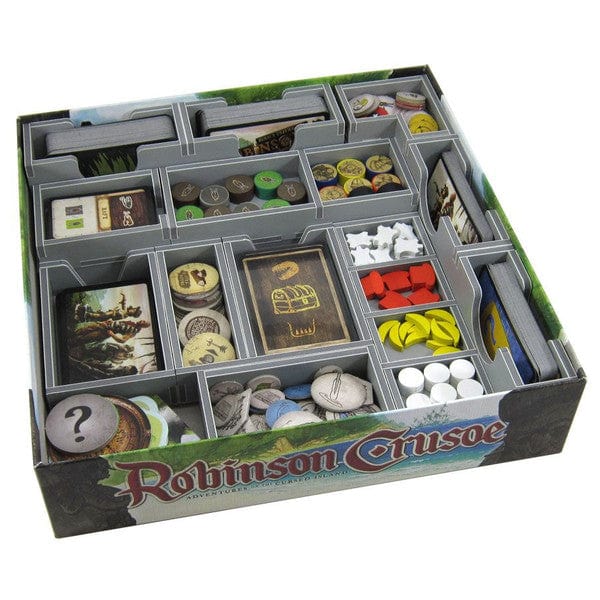 Folded Space: Board Game Insert for Robinson Crusoe 2nd Edition and Voyage of the Beagle Volume 1st Expansion