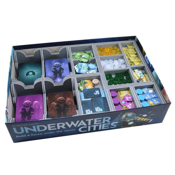 Folded Space: Board Game Insert for Underwater Cities & New Discoveries Expansion