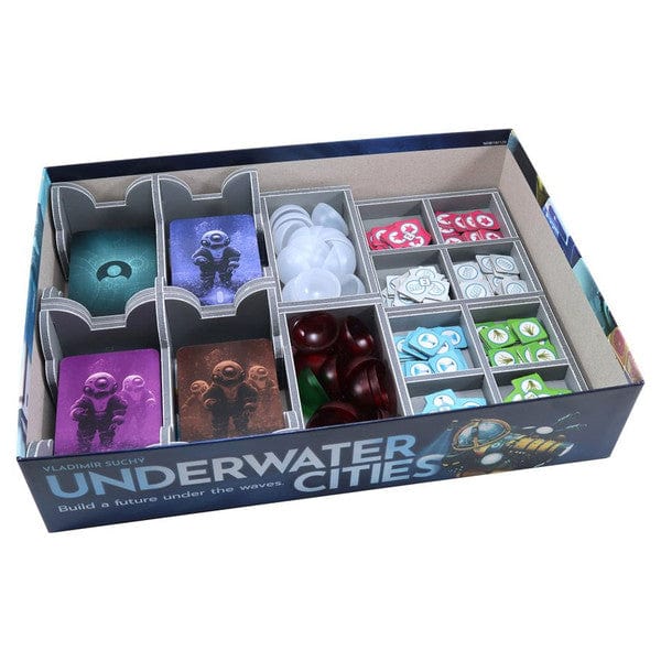 Folded Space: Board Game Insert for Underwater Cities & New Discoveries Expansion - Image 3