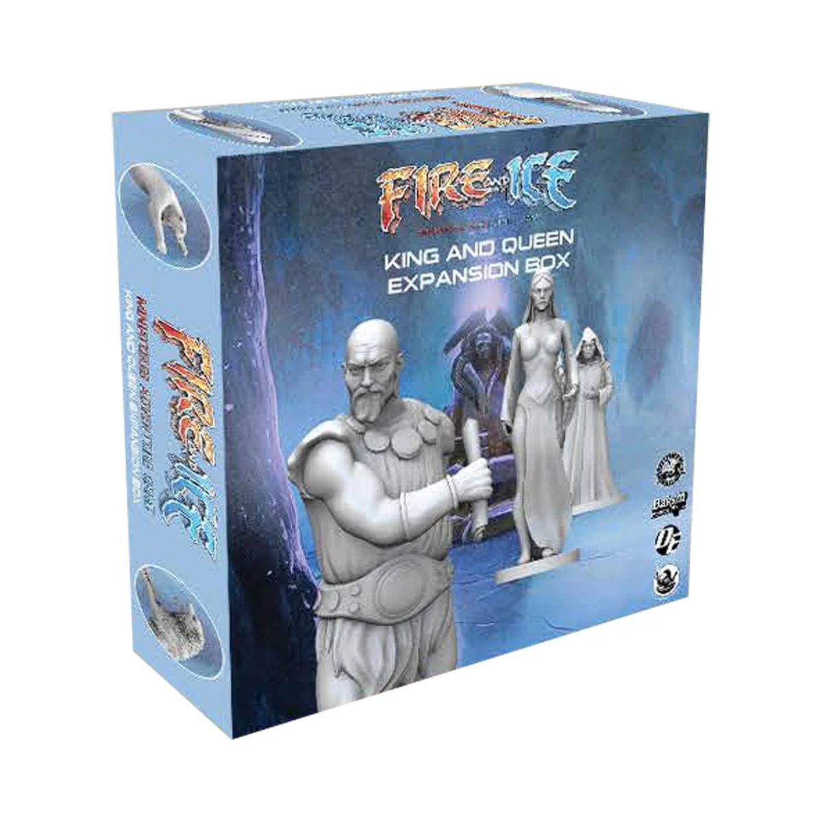 Frazetta Fire and Ice Miniatures Adventure Game - King and Queen Expansion