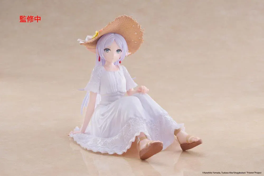Frieren: Beyond Journey's End: Frieren (Summer Dress Ver.) - Desktop Cute Figure (Pre-Order) - Image 3