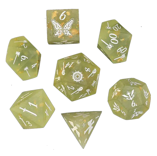 Frieren: Beyond Journey's End Sharp-Edge Resin Dice Set (Pre-Order) - Image 3