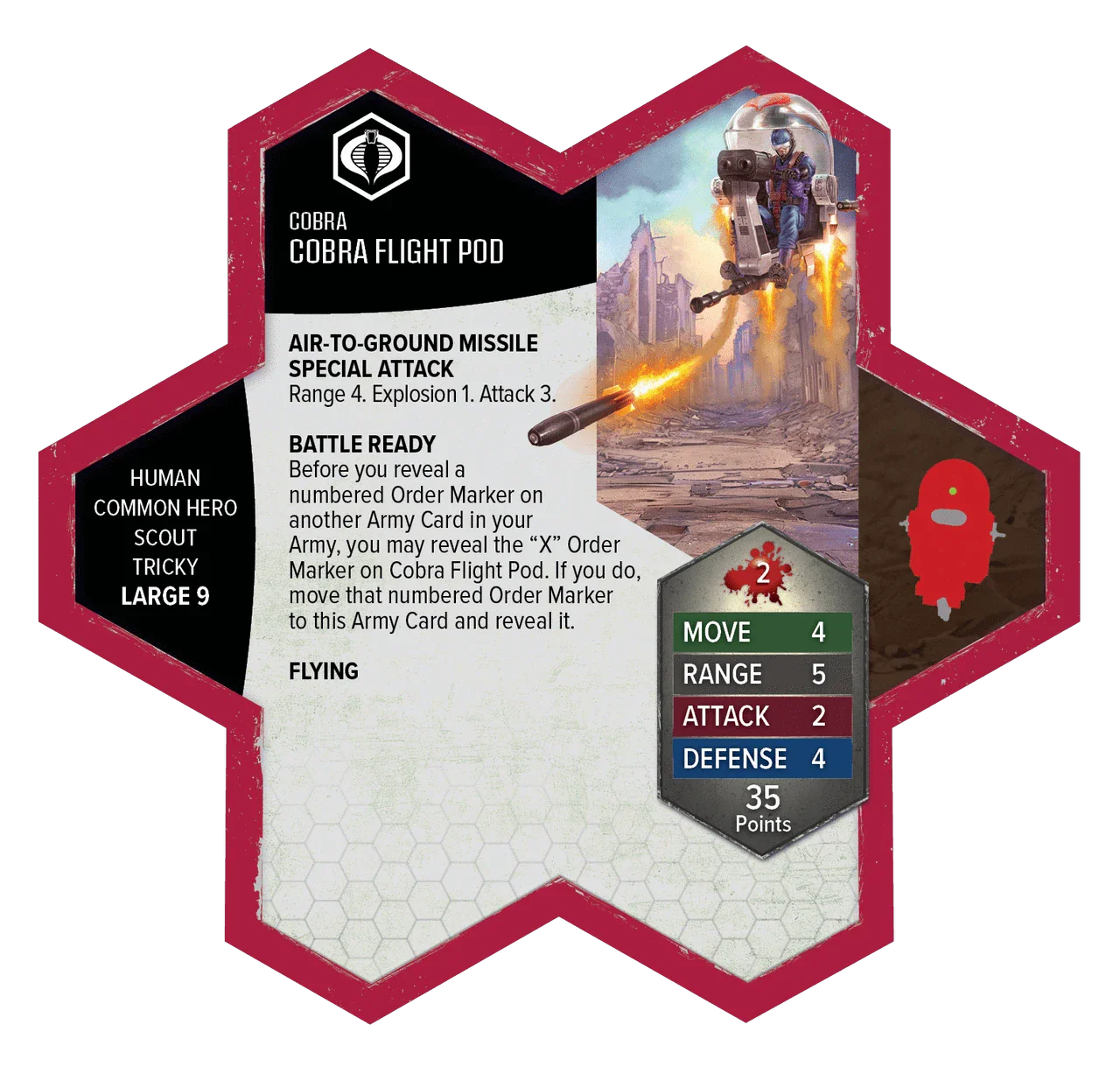 G.I. JOE Heroscape: COBRA Troopers & COBRA Flight Pod Common Army Expansion [Unpainted Edition] - Image 7