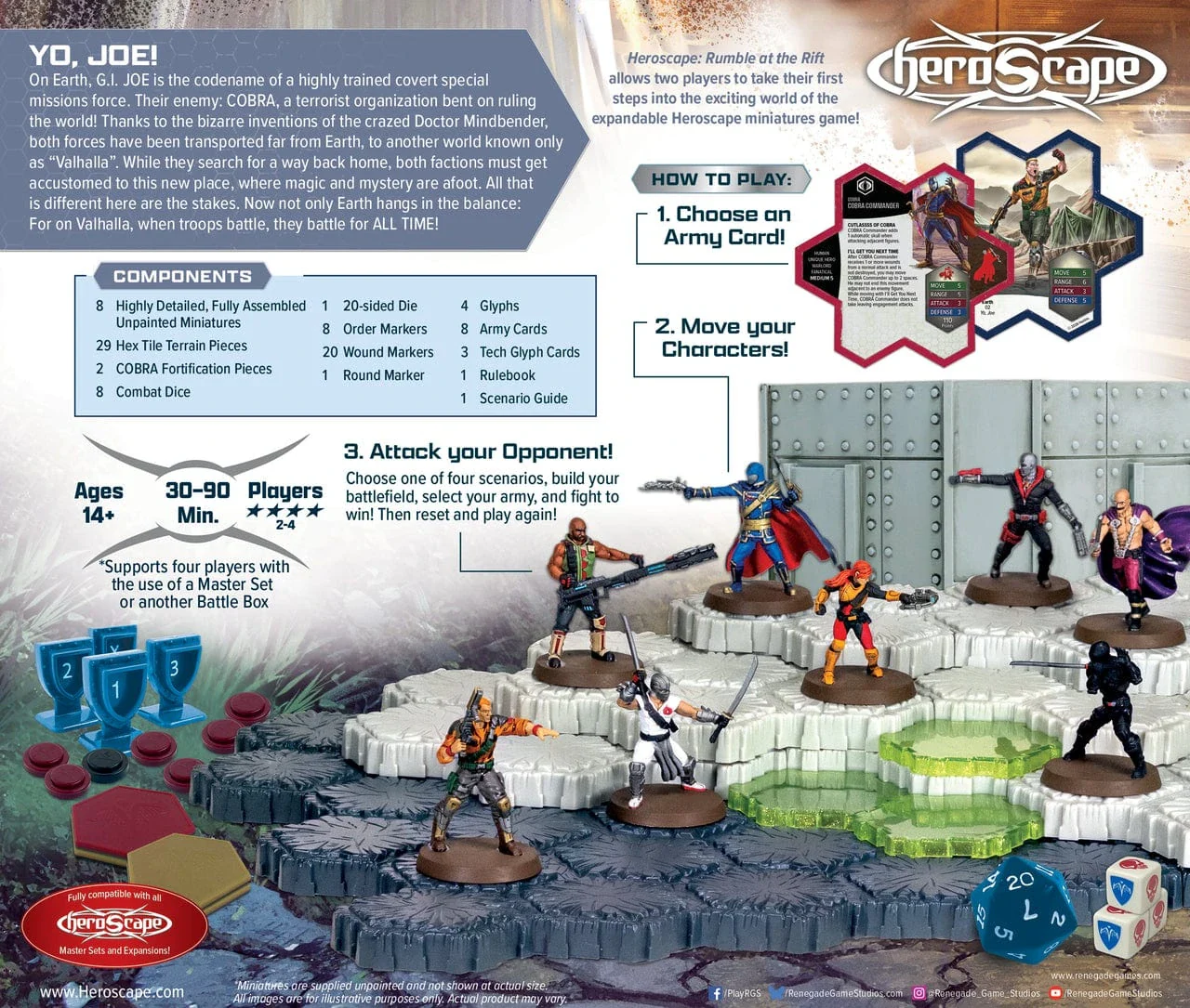 G.I. JOE Heroscape: Rumble at the Rift Battle Box [Unpainted Edition] - Image 3