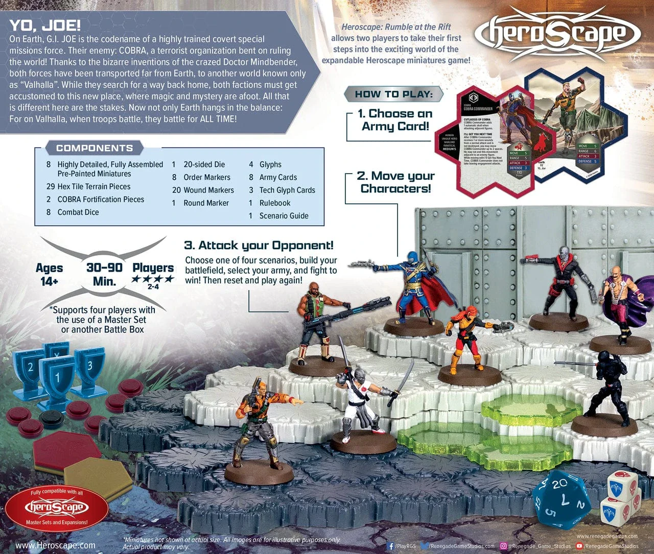 G.I. JOE Heroscape: Rumble at the Rift Battle Box [Premium Painted Edition] - Image 3