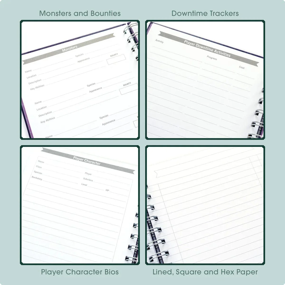 Game Master's Quest Journal - Mystic Purple - Image 3