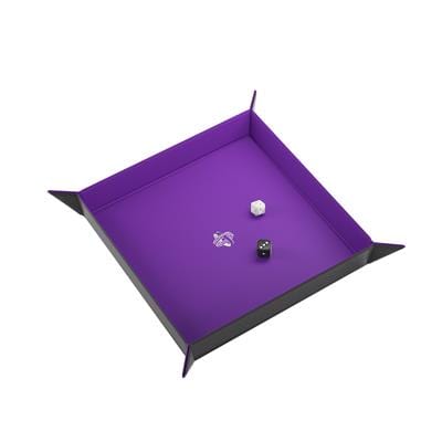 Gamegenic: Magnetic Dice Tray Square Black/Purple