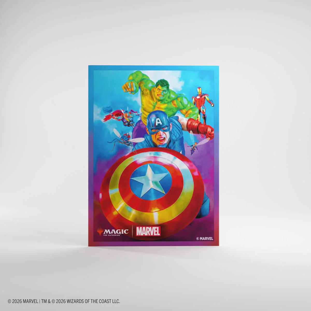 Gamegenic: Premium Art Sleeves - Magic the Gathering | Marvel Super Heroes - Captain America, Team Leader (Pre-Order) - Image 3