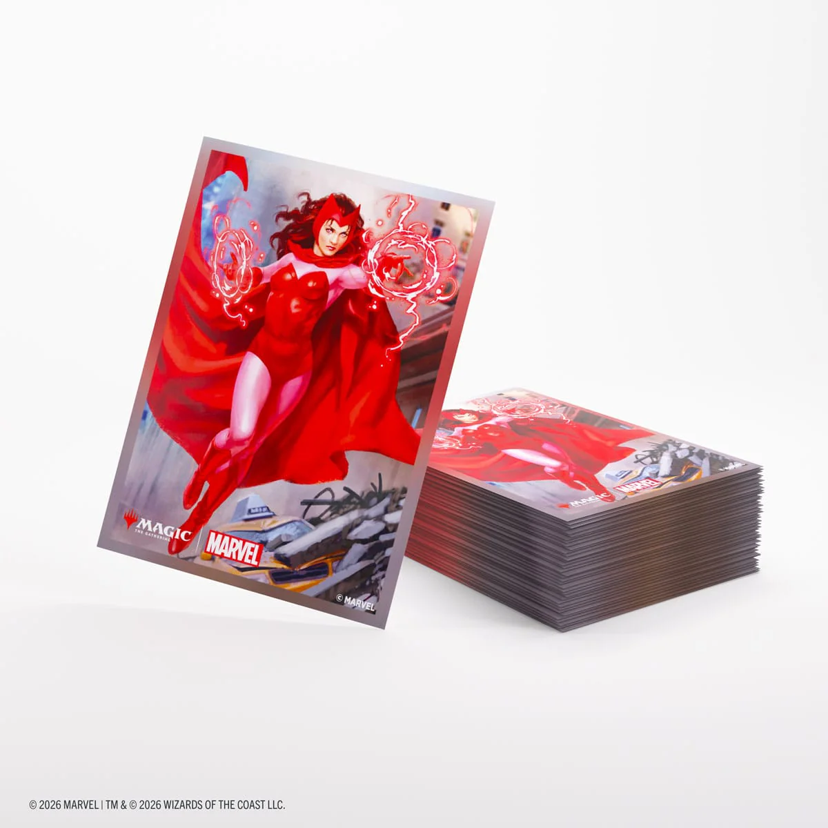 Gamegenic: Premium Art Sleeves - Magic the Gathering | Marvel Super Heroes - Scarlet Witch (Pre-Order) - Image 5