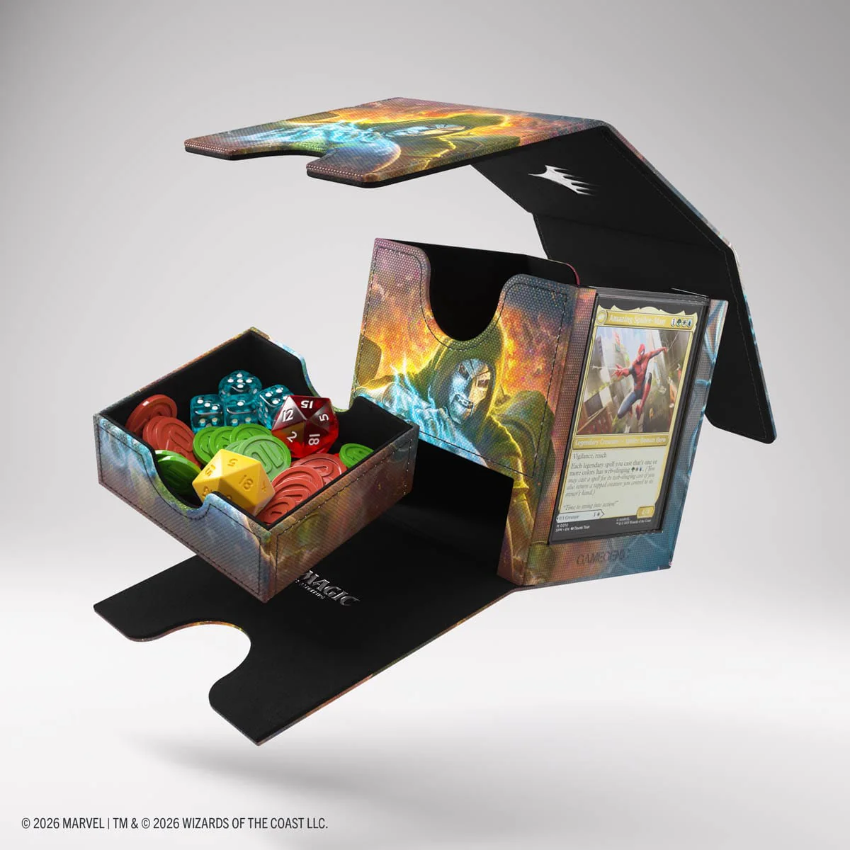 Gamegenic: Sidekick PRO 100+ XL - Magic the Gathering | Marvel Super Heroes - Doom Reigns Supreme/Loki Laufeyson (Pre-Order) - Image 13