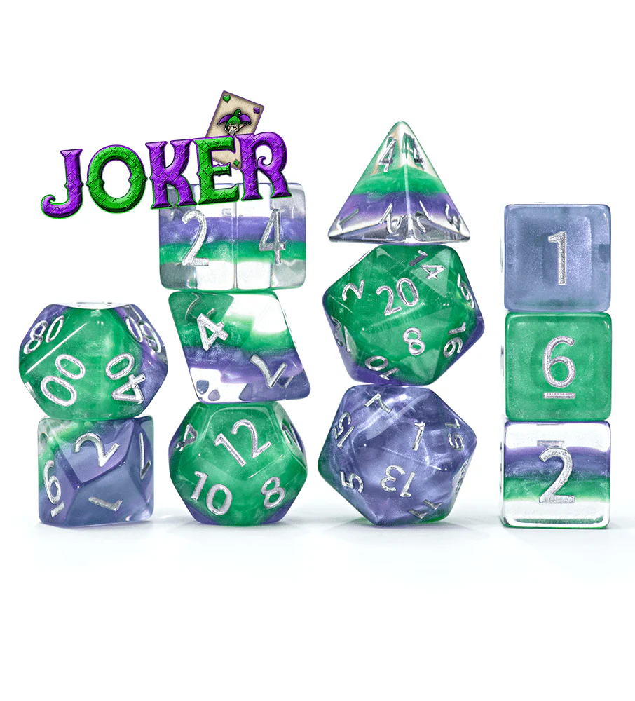 Gate Keeper Games 11 Die Set: Eclipse Dice - Joker