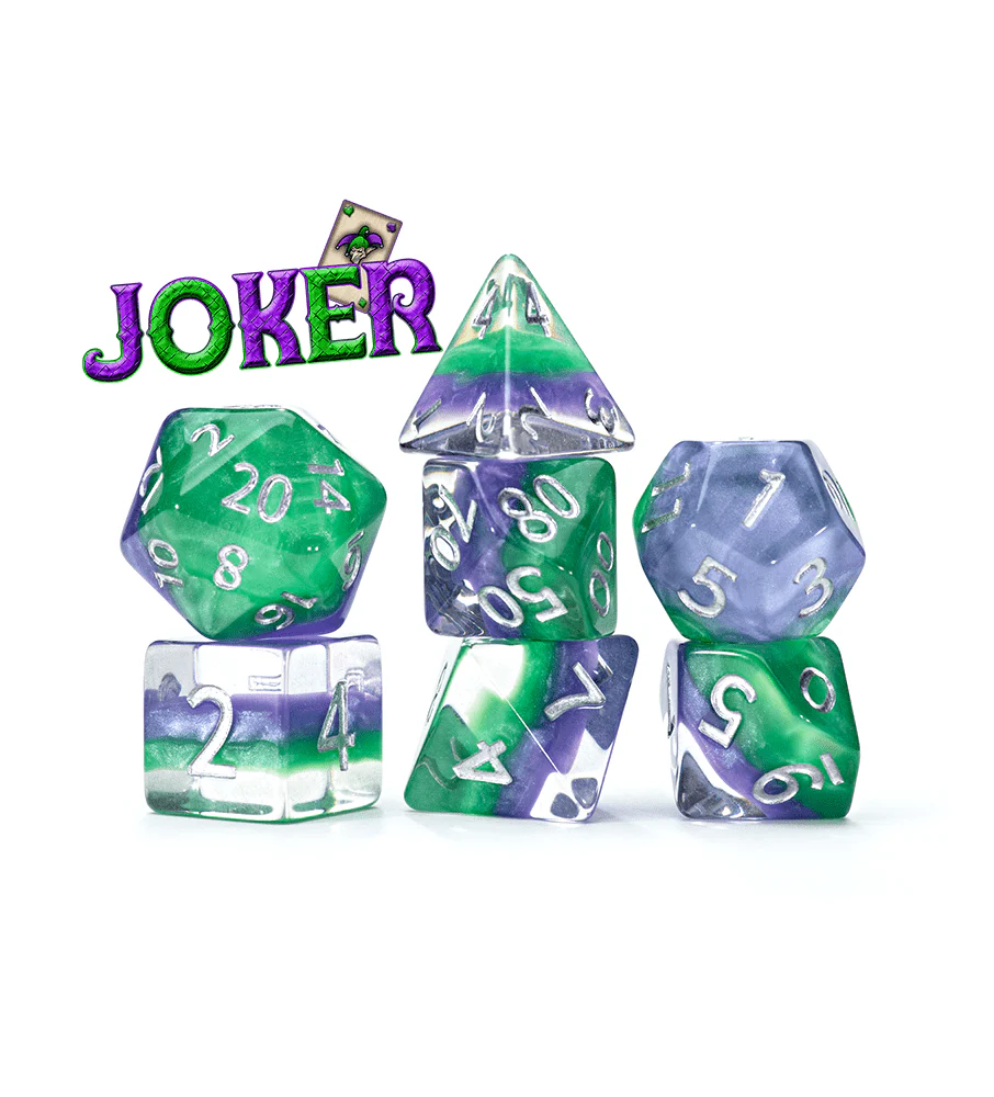 Gate Keeper Games 7 Die Set: Eclipse Dice - Joker