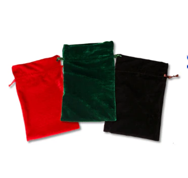 Gate Keeper Games : Dice Bags - Dice Bags – Classy Velvet - Red