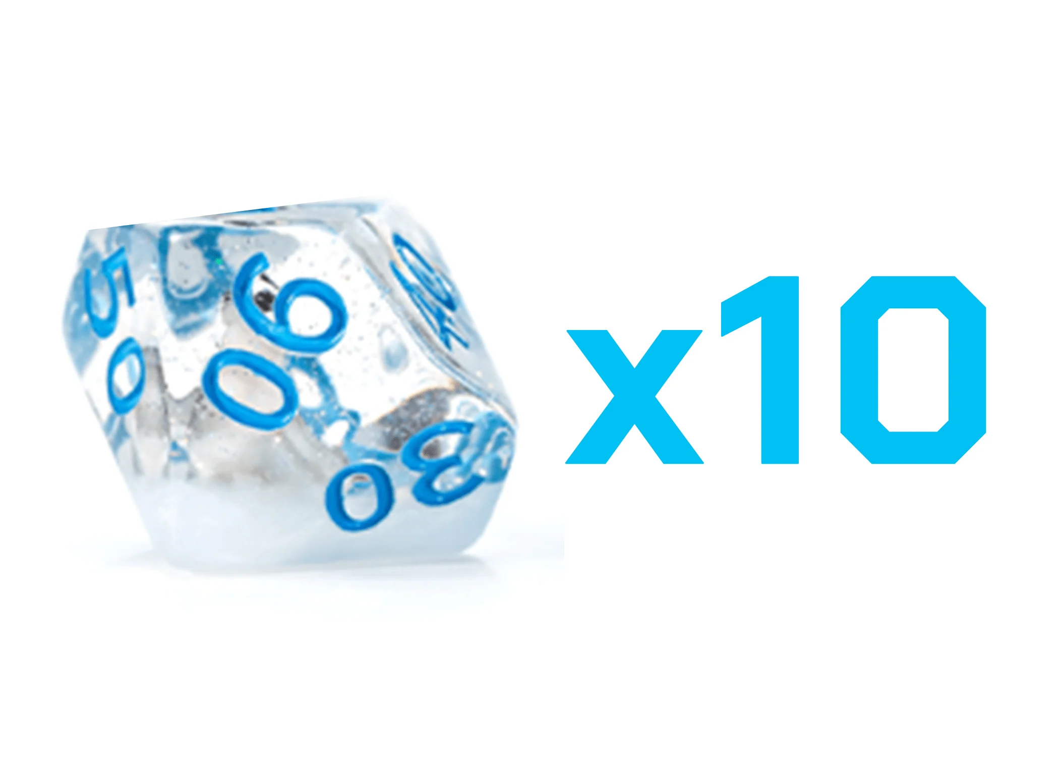 Gate Keeper Games Set of 10 D10: Inclusion Dice - Penguin Dice
