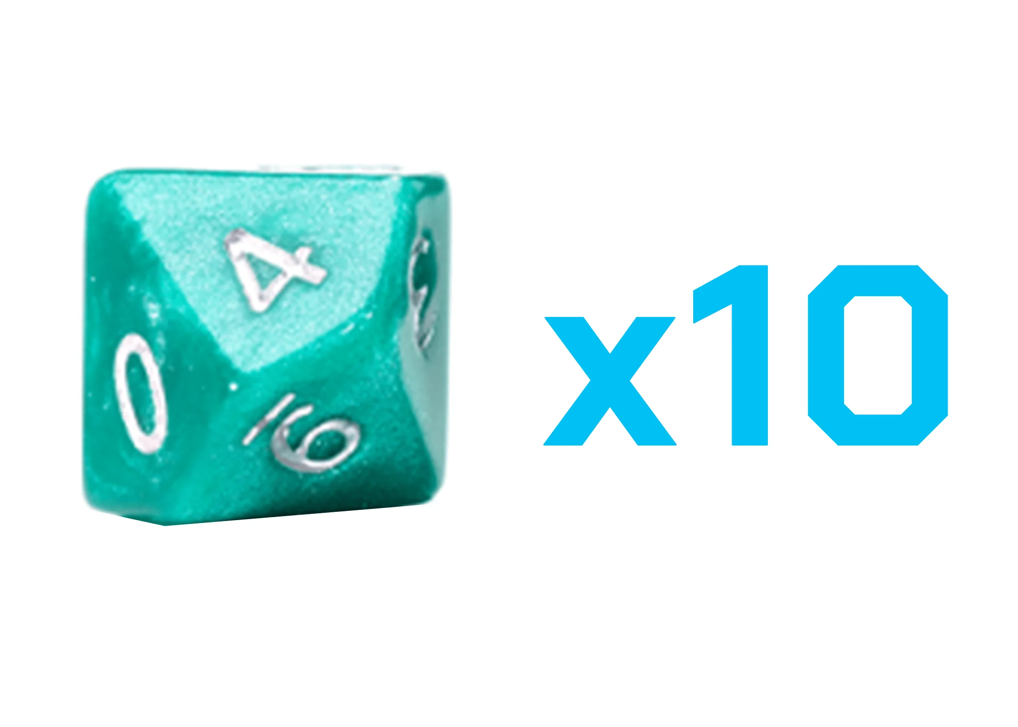 Gate Keeper Games Set of 10 D10: Mercurial Dice - Venus