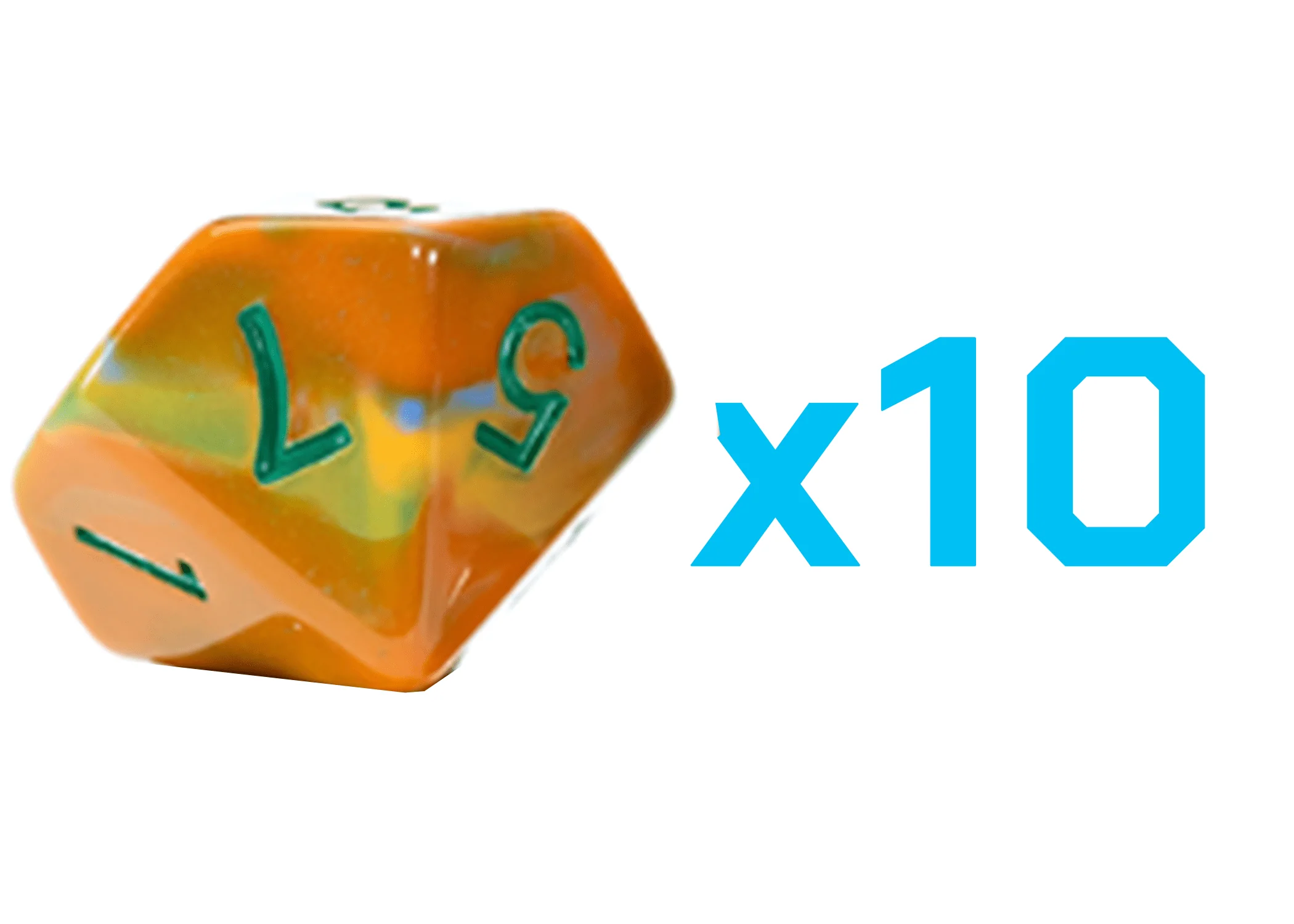 Gate Keeper Games Set of 10 D10: Van Gogh Dice - Autumn Garden