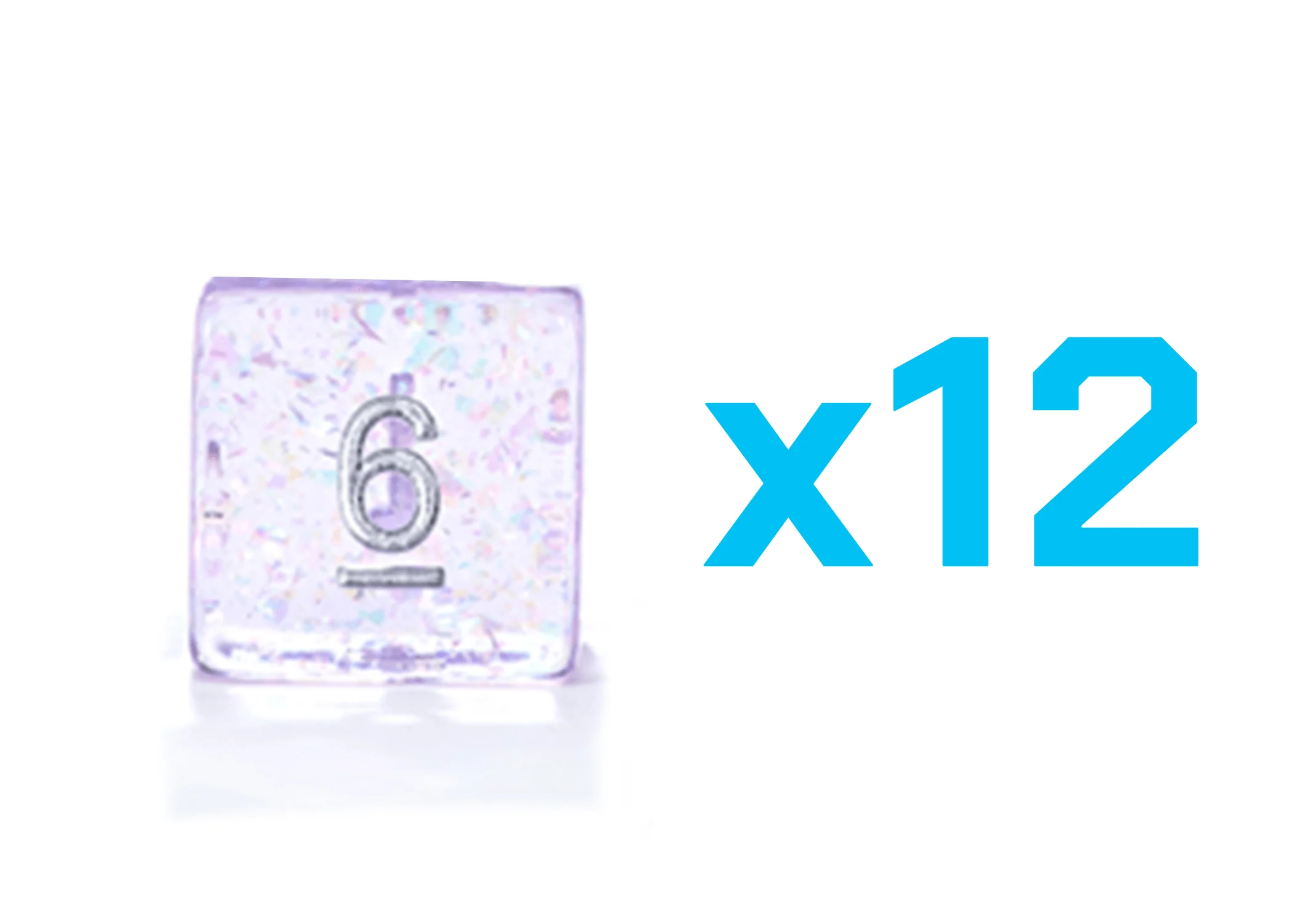 Gate Keeper Games Set of 12 D6: Holographic Dice - Pegasus Wings