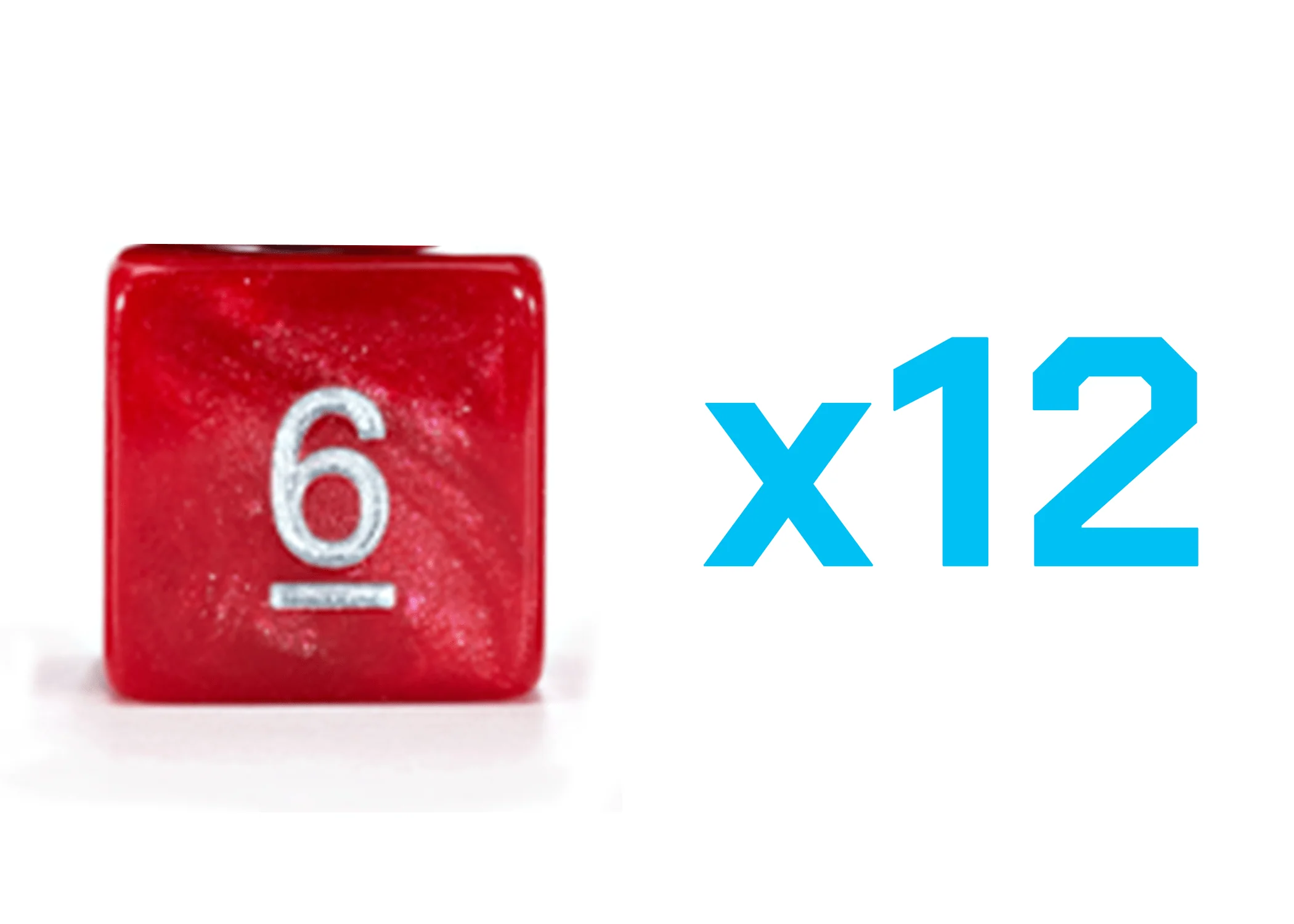 Gate Keeper Games Set of 12 D6: Mercurial Dice - Mars