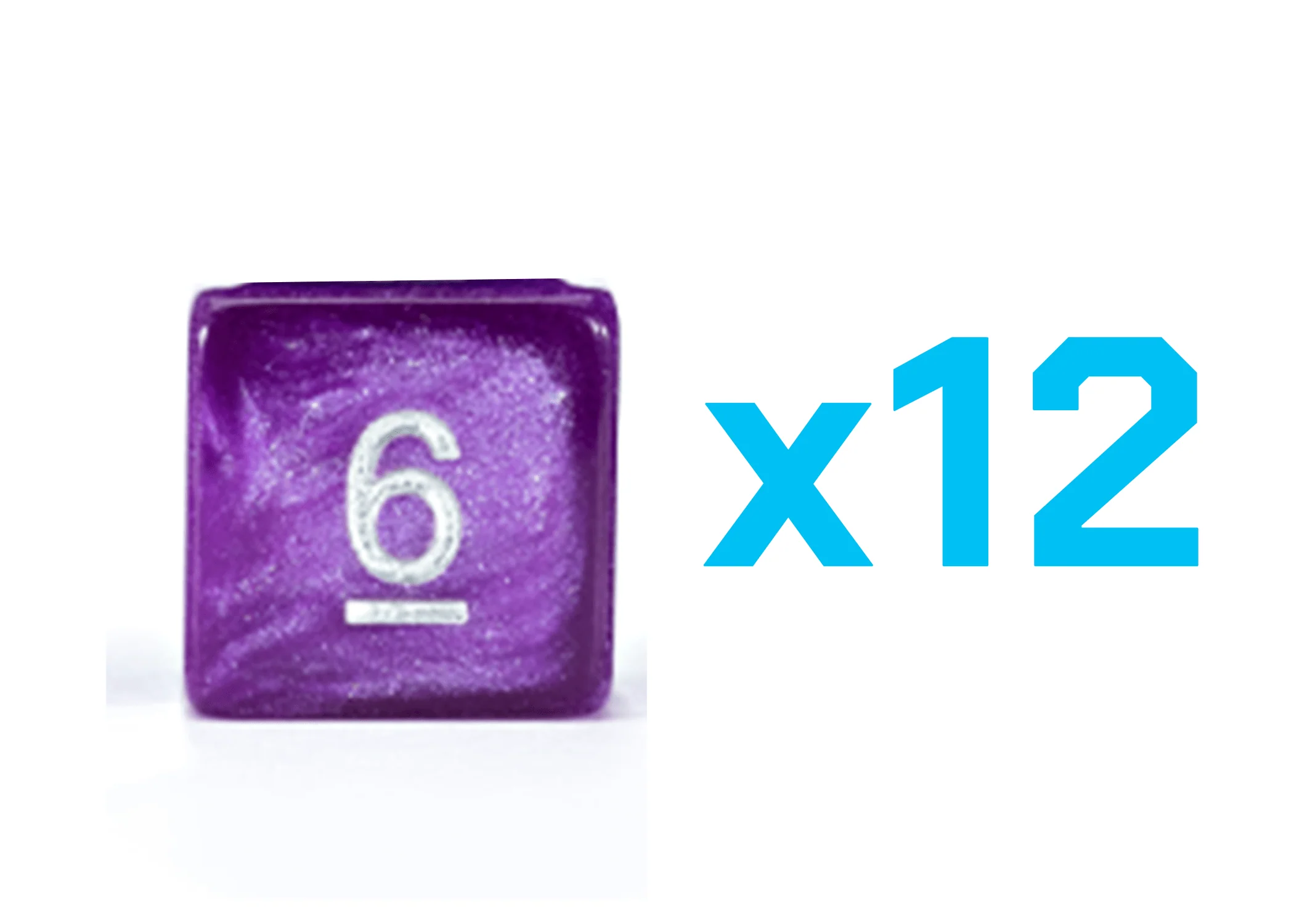 Gate Keeper Games Set of 12 D6: Mercurial Dice - Saturn