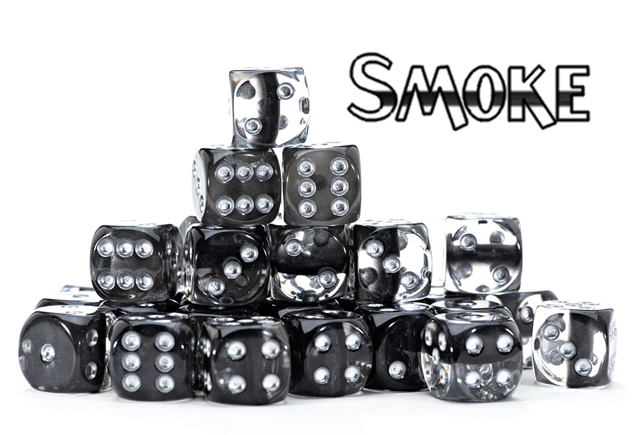 Gate Keeper Games Set of 36 D6: Inminity Dice - Smoke