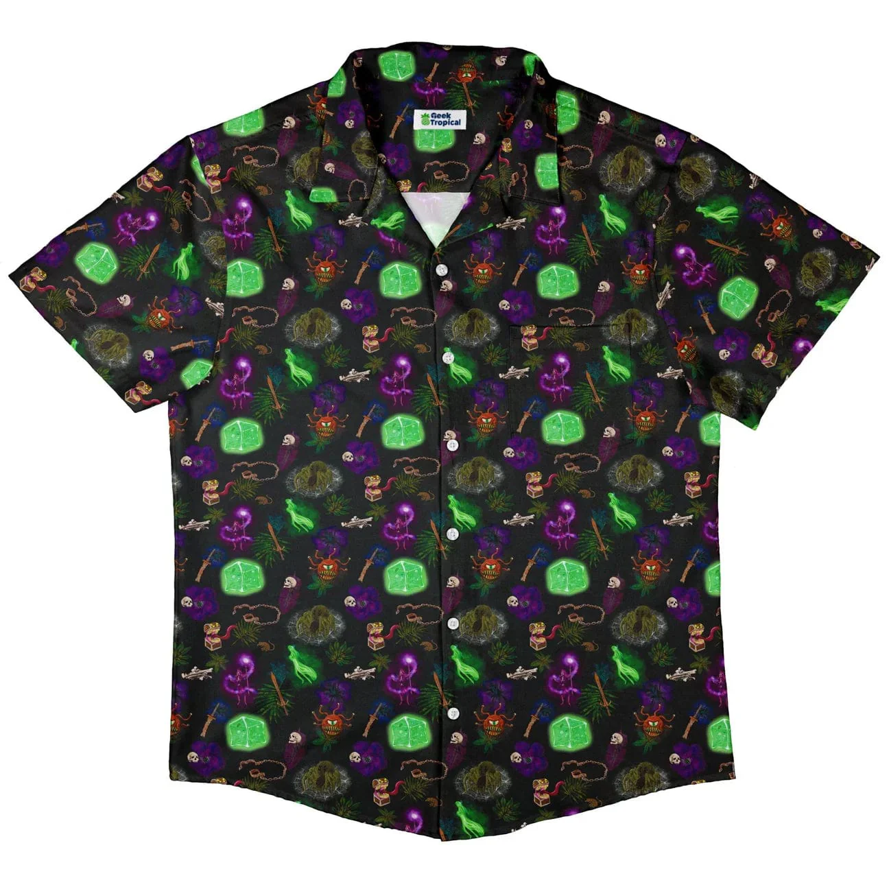 Geek Tropical: DnD Monsters Button Up Shirt
