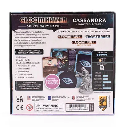 Gloomhaven: Cassandra - Forgotten Diviner Mercenary Pack - Image 3