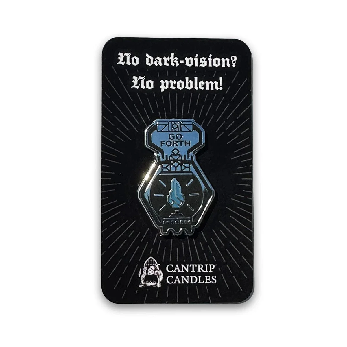 Go Forth Lantern Enamel Pin - Image 2