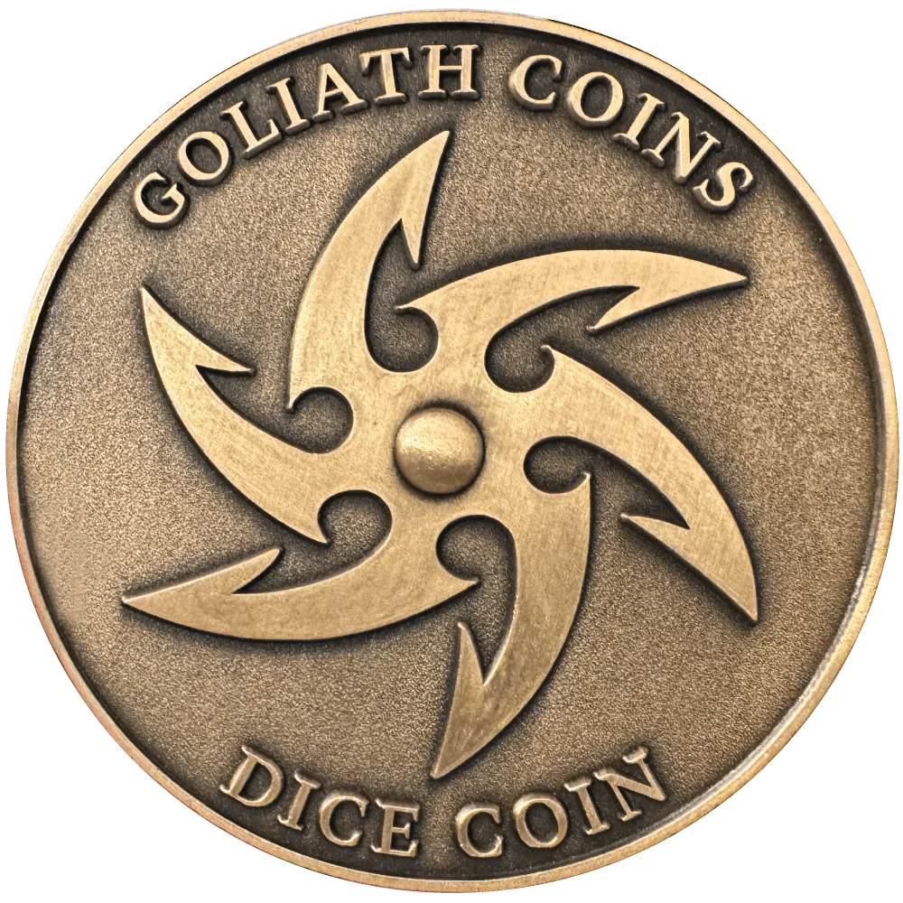 Goliath Coins: Dice Coin D6 Battle Scene - Image 2