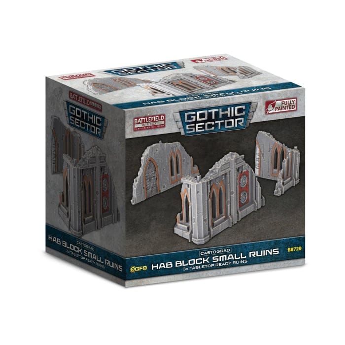 Battlefield in a Box: Gothic Sector: Castograd Hab Block Small Ruins